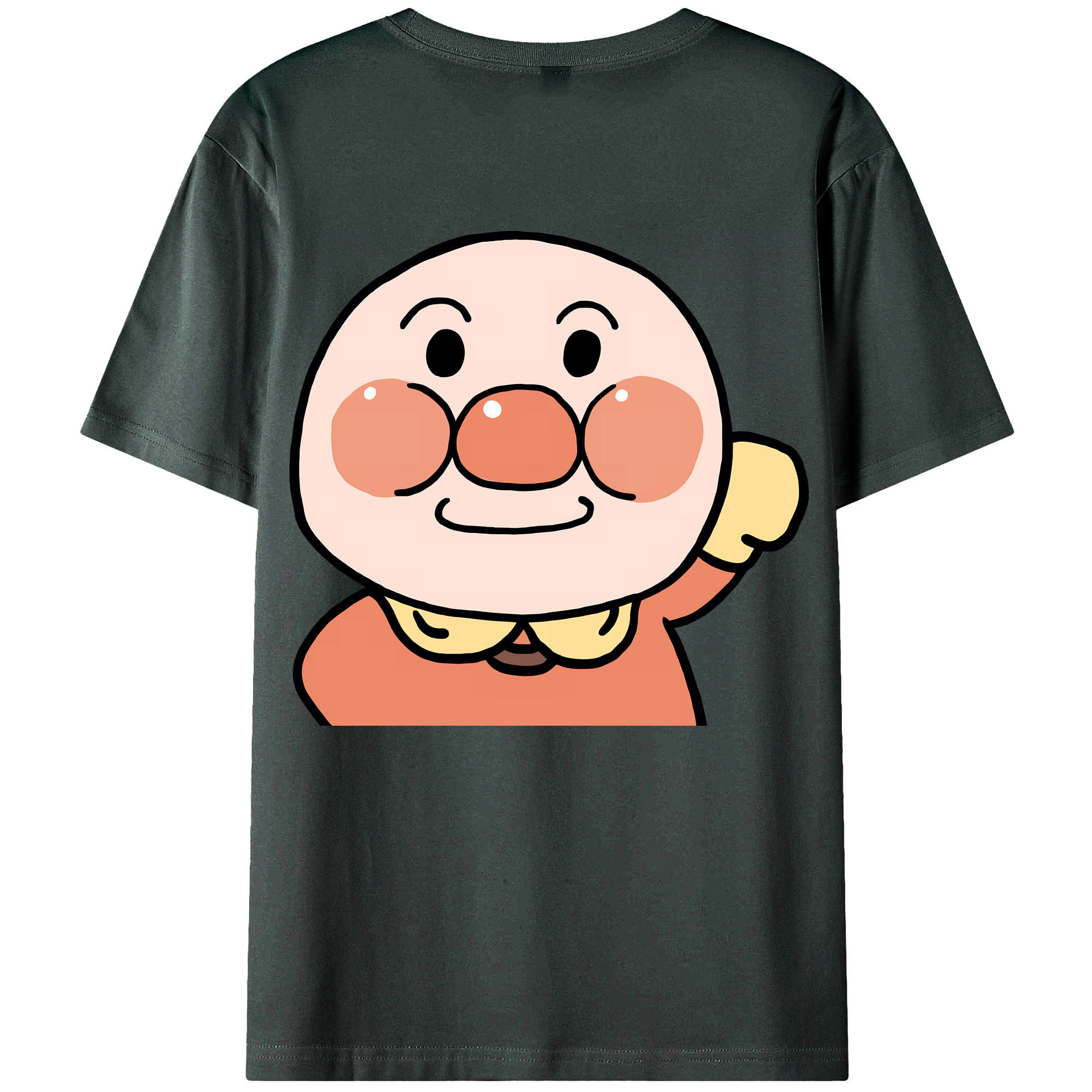 （画像用） アンパンマン Anpanman 綿100％ メンズ半袖Tシャツ（バックプリント） 通気性